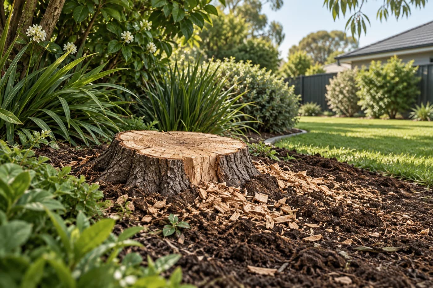 Stump grinding